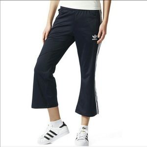 Adidas Originals Trefoil Flared Cropped Pants